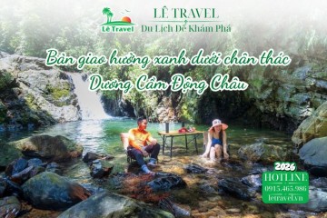 Bản giao hưởng xanh dưới chân thác Dương Cầm Động Châu