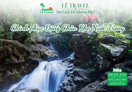 Chinh phục Động Châu Khe Nước Trong Rừng Nguyên Sinh Giữa Lòng Trường Sơn