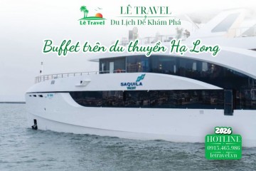 Đừng đi du thuyền Hạ Long nếu chưa biết bí mật về bữa ăn buffet trên tàu