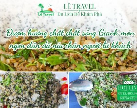 Đượm hương chắt chắt sông Gianh món ngon dân dã níu chân người lữ khách
