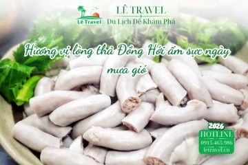 Hương vị lòng thả Đồng Hới ấm sực ngày mưa gió