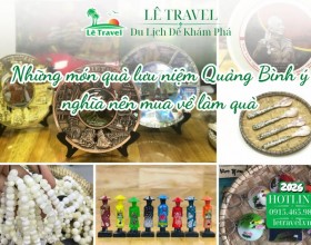 Những món quà lưu niệm Quảng Bình ý nghĩa nên mua về làm quà