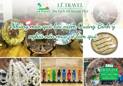 Những món quà lưu niệm Quảng Bình ý nghĩa nên mua về làm quà