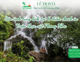 Săn ảnh lung linh tại 6 điểm check in Vườn thực vật Phong Nha