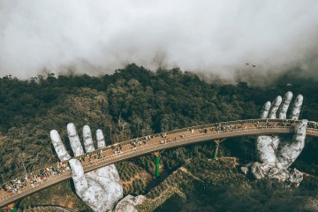 Bí kíp săn mây tại Cầu Vàng Đà Nẵng