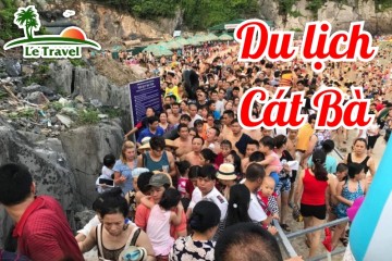 Cách tránh chen lấn khi đến Cát Bà dịp lễ