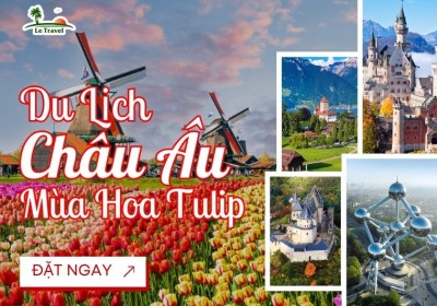 Tour Du Lịch Châu Âu Đức - Thụy Sĩ - Hà Lan - Luxemburg - Bỉ  11 Ngày 10 Đêm Mùa Hoa Tulip 2024 (Bay VietnamAirlines)