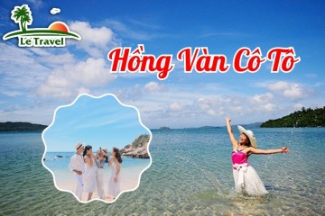 Nét đẹp say lòng của bãi biển Hồng Vàn Cô Tô