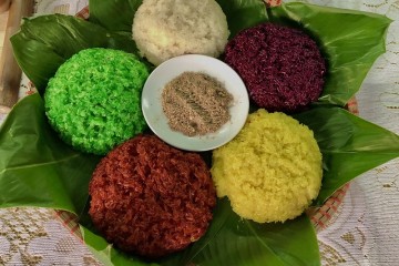 Xôi ngũ sắc đặc sản Hà Giang