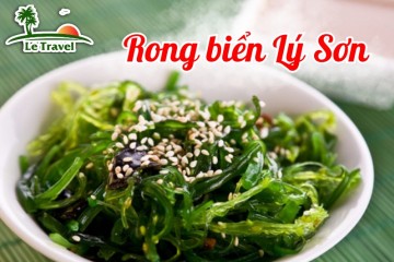 Rong biển Lý Sơn Món ngon khó cưỡng