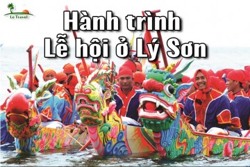 Tham gia hành trình lễ hội và du xuân chào năm mới ở Lý Sơn