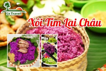 Sự hấp dẫn của xôi tím Lai Châu