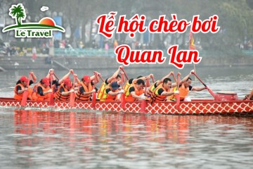 Trải nghiệm lễ hội chèo bơi Quan Lạn
