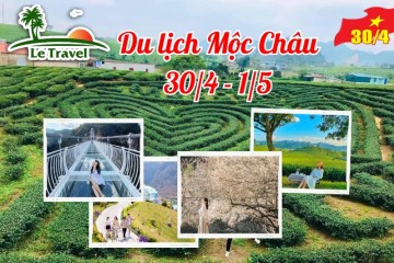 Tận hưởng kỳ nghỉ lễ 30/4: Vui chơi thỏa thích tại Mộc Châu