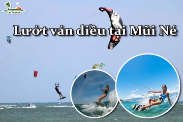 Trải nghiệm cảm giác mạnh với lướt ván diều tại Mũi Né