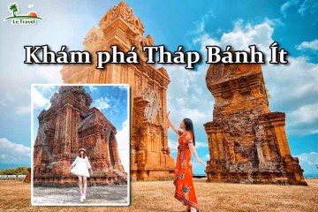 Khám phá kiến trúc Chăm pa cổ của Tháp Bánh Ít