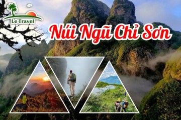 Chiêm ngưỡng vẻ đẹp tạo hóa của núi Ngũ Chỉ Sơn