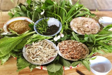 Gỏi lá Đặc sản Tây Nguyên