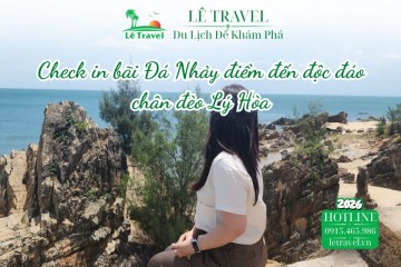 Check in bãi Đá Nhảy điểm đến độc đáo chân đèo Lý Hòa