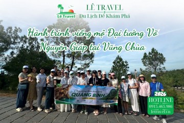 Hành trình viếng mộ Đại tướng Võ Nguyên Giáp tại Vũng Chùa