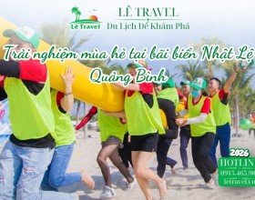 Trải nghiệm mùa hè tại bãi biển Nhật Lệ Quảng Bình