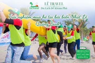 Trải nghiệm mùa hè tại bãi biển Nhật Lệ Quảng Bình