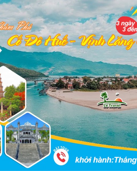 Tour Du Lịch Huế - Biển Lăng Cô 3 Ngày 3 Đêm
