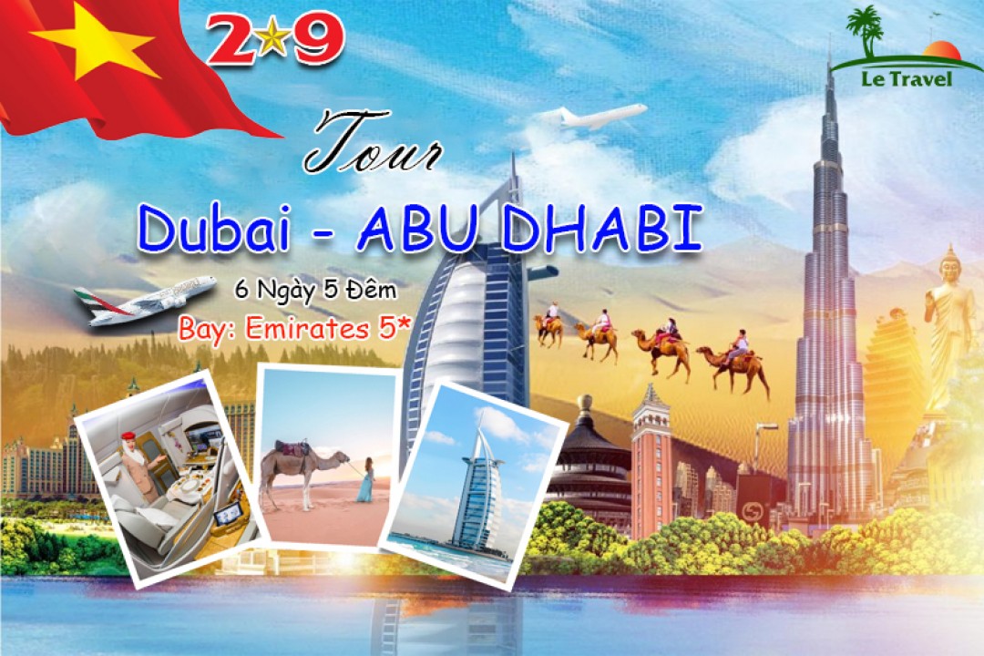 Du Lịch Duabi 6 Ngày 5 Đêm Quốc Khánh 2/9/2023