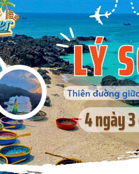 Tour Du Lịch Lý Sơn 4 Ngày 3 Đêm Hè 2024 Từ Hà Nội (Bay Vietnam Airline)
