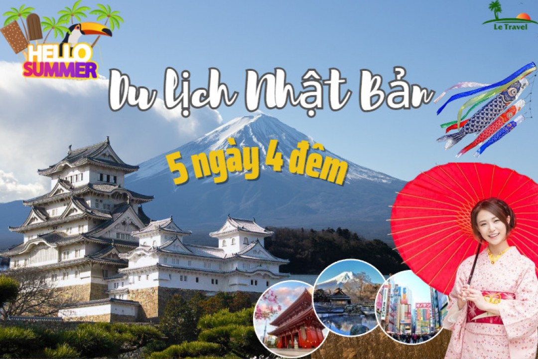 Tour Du Lịch Nhật Bản 5 Ngày 4 Đêm Từ Hà Nội (Bay Vietnamairlines)