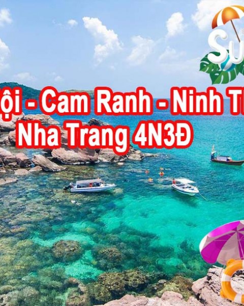 Tour Cam Ranh - Ninh Thuận - Nha Trang 4 Ngày 3 Đêm Hè 2024 (Bay Vietnam Airlines)
