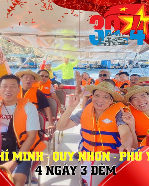 Du Lịch Quy Nhơn - Phú Yên 4 Ngày 3 Đêm Lễ 30/4-1/5 Từ Hồ Chí Minh