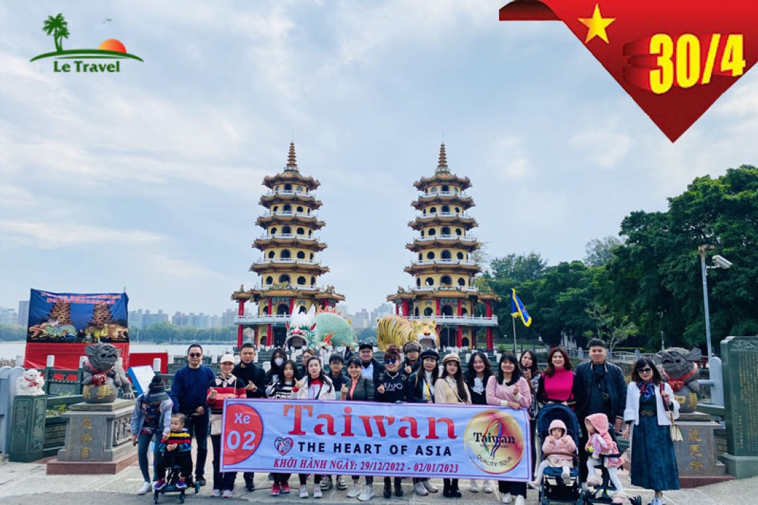 Tour Du Lịch Đài Loan 5 Ngày 4 Đêm Lễ 30/4-1/5 (Bay China Airlines 5*)