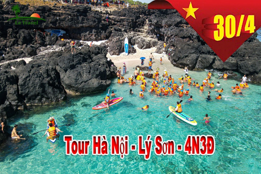 Tour Du Lịch Lý Sơn 4 Ngày 3 Đêm Lễ 30/4-1/5 (Bay vietnamairline)