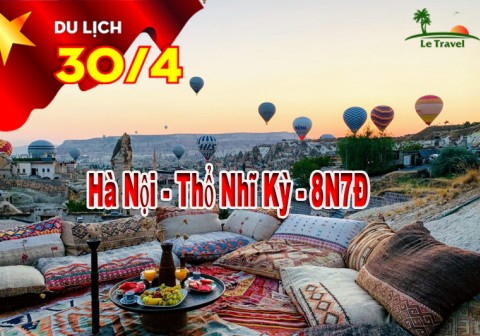 Tour Du Lịch Thổ Nhĩ Kỳ 8 Ngày 7 Đêm Lễ 30/4-1/5
