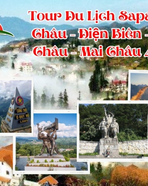Tour Du Lịch Sapa - Lai Châu - Điện Biên - Mộc Châu - Mai Châu 4N3Đ