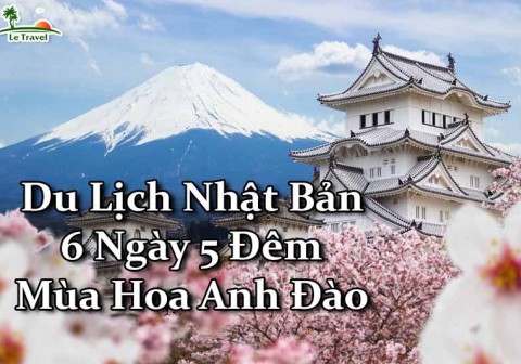 Du Lịch Nhật Bản 6 Ngày 5 Đêm Mùa Hoa Anh Đào (Bay Vietnamairlines, Shinkansen)