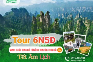 Tour Nam Ninh - Liễu Châu - Trương Gia Giới - Thiên Môn Sơn - Phượng Hoàng Cổ Trấn - Phù Dung Trần 6N5Đ