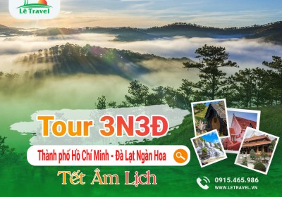 Tour Thành phố Hồ Chí Minh - Đà Lạt 3N3Đ Tết Nguyên Đán 2025