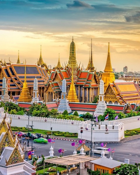 Tour Du Lịch Thái Lan: Bangkok- Pattaya- Muang Boran – Bảo Tàng Ánh Sáng Vườn Khinh Khí Cầu bay VJ