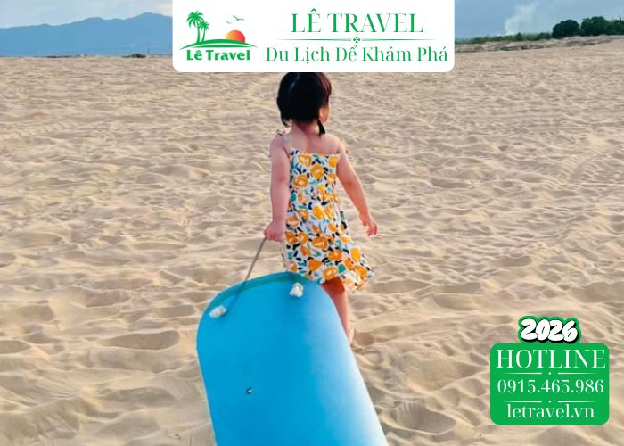 Đồi cát Quang Phú: Sa mạc thu nhỏ bên bờ biển dài