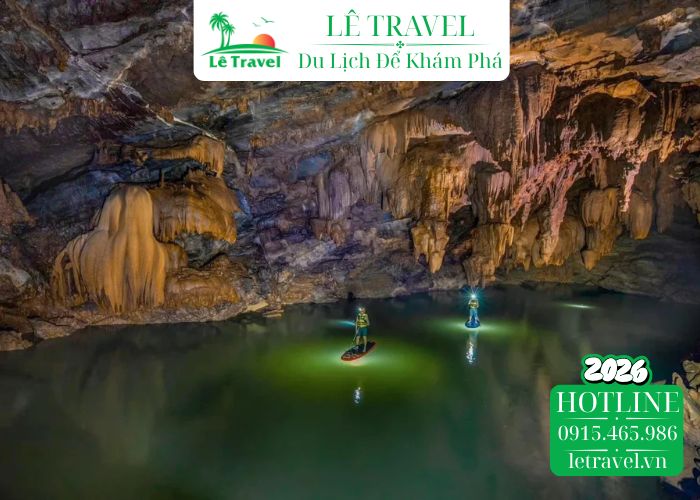 Hang Tròn – Nửa cạn nửa sâu và trải nghiệm chèo SUP bóng đêm