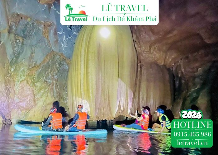 Khám phá hang động kỳ vĩ cùng Lê Travel