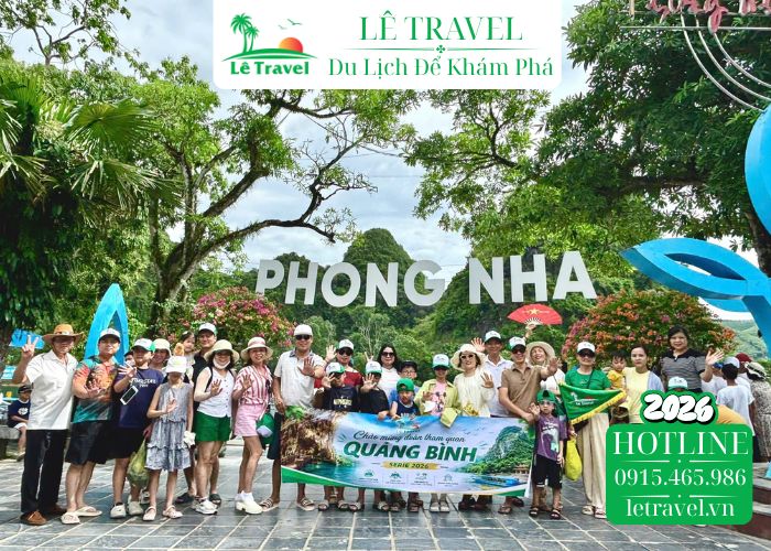 Lê Travel – Người bạn đồng hành chạm vào cảm xúc trong mỗi chuyến du lịch Quảng Bình