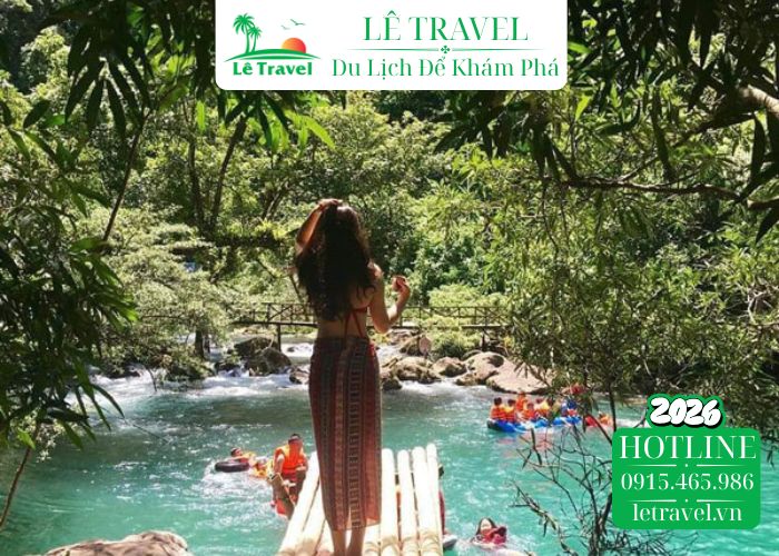 Thời điểm vàng để ngắm suối Moọc xanh nhất