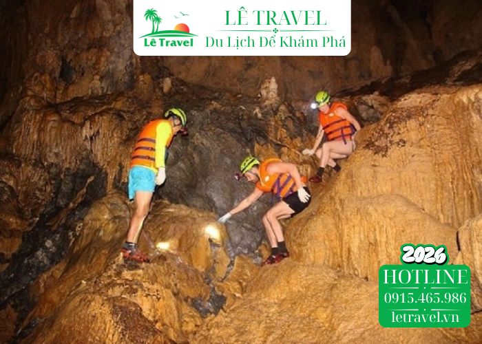 Trải nghiệm thử thách có một không hai trong lòng đất