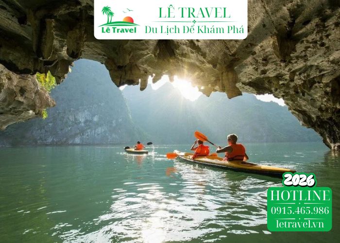 Đồng hành cùng Lê Travel trong hành trình khám phá Hạ Long