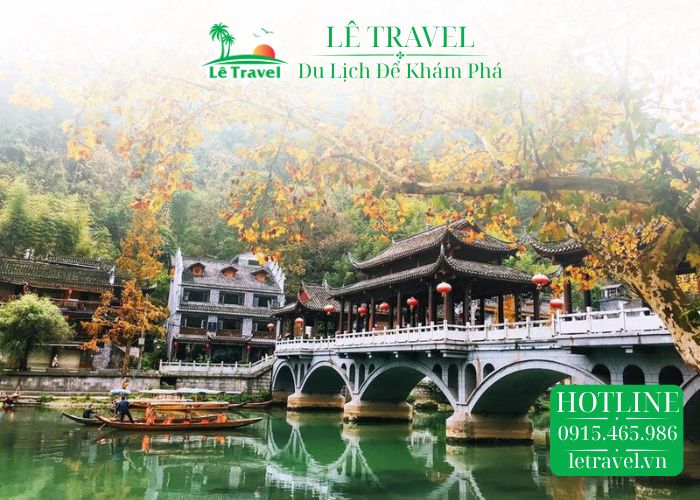 bức tranh thiên nhiên phượng hoàng cổ trấn