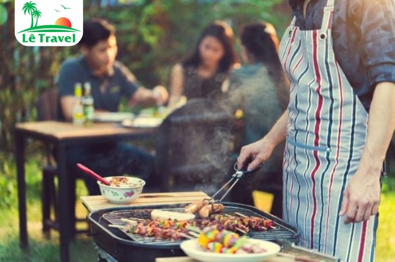 Tận hưởng bữa tối BBQ siêu hấp dẫn