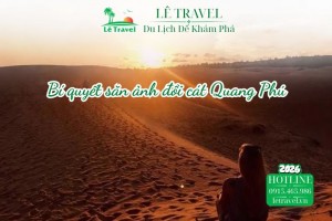 Bí quyết săn ảnh đồi cát Quang Phú lúc bình minh đẹp mê hồn